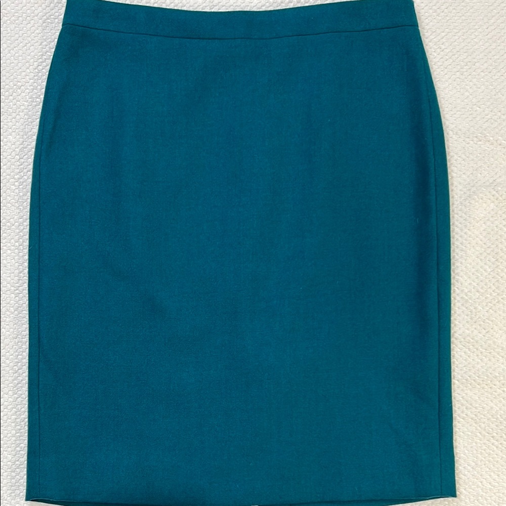 J. Crew No.2 Pencil Skirt, Sz 12, 100% wool with lining